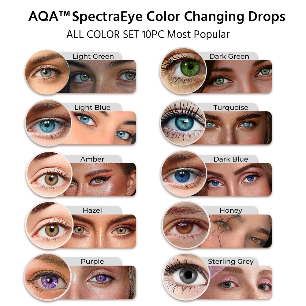 Dougparmo™ Clear Vision Spectra Eye - Color Changing Eye Drops Pro, Shine with a unique eye color!