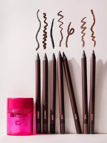 🌟Schnäppchen 🌟Wasserfester 24-Stunden-Eyeliner-Duo, anspitzbarer Kajalstift