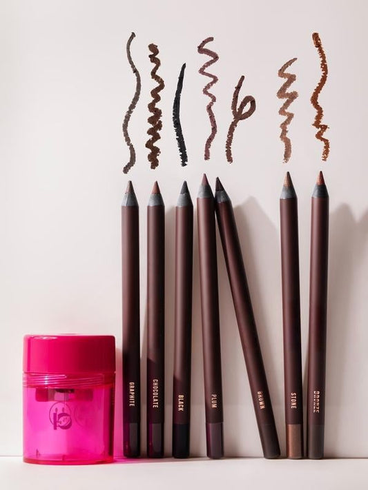 🌟Schnäppchen 🌟Wasserfester 24-Stunden-Eyeliner-Duo, anspitzbarer Kajalstift