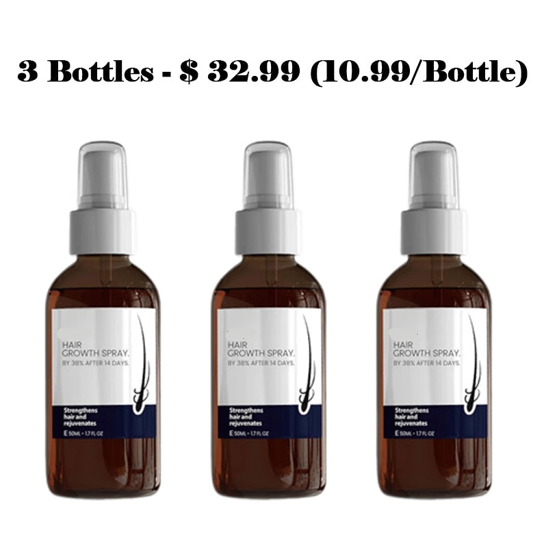🌿LAST DAY OFFER – 50% OFF🌿 Dougparmo™ Natural Hair Growth Spray