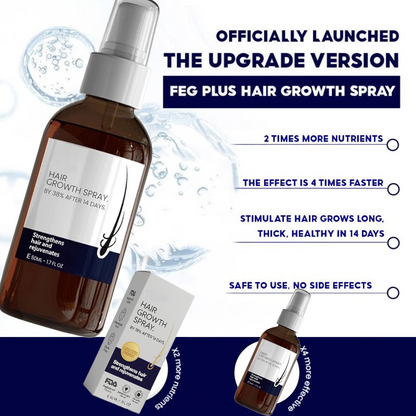 🌿LAST DAY OFFER – 50% OFF🌿 Dougparmo™ Natural Hair Growth Spray