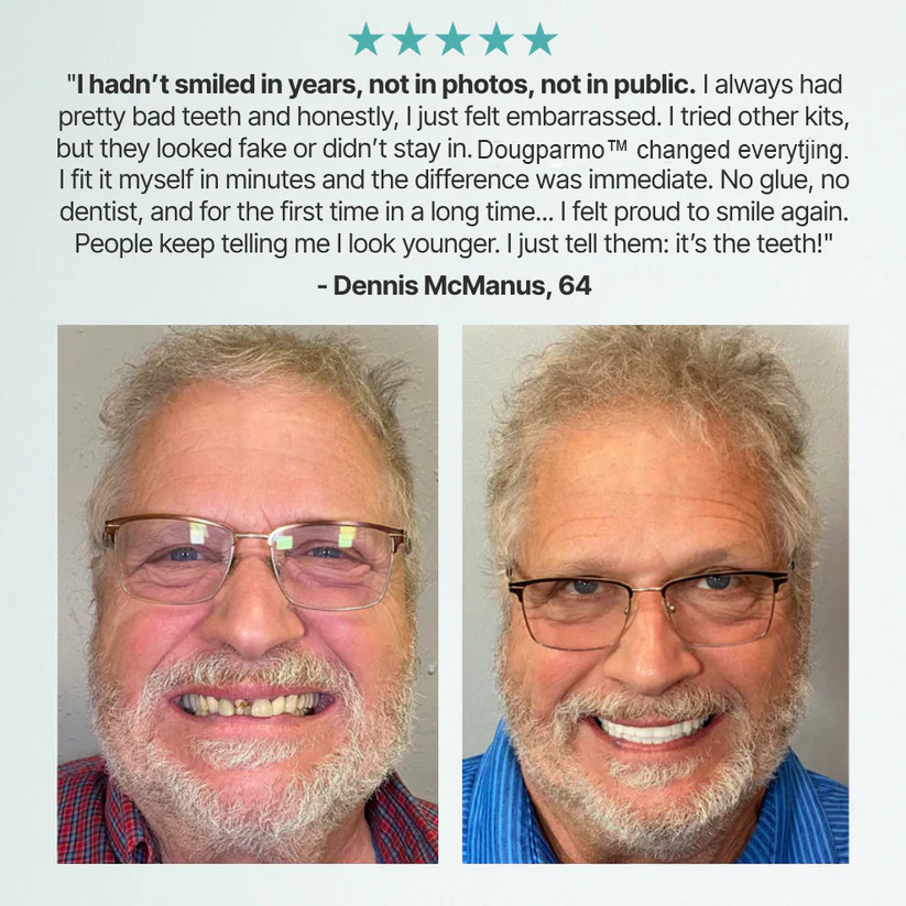 Limited Smile Today: 70% OFF! Dougparmo™ Custom-Fit Full Functional Dentures Make your smile more confident