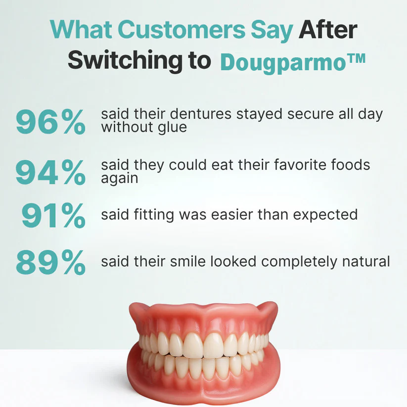 Limited Smile Today: 70% OFF! Dougparmo™ Custom-Fit Full Functional Dentures Make your smile more confident
