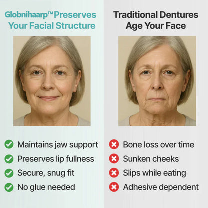 🌎Ends Today: 70% OFF! ⏰Globnihaarp™ Medical Full Denture with Strong Suctiond