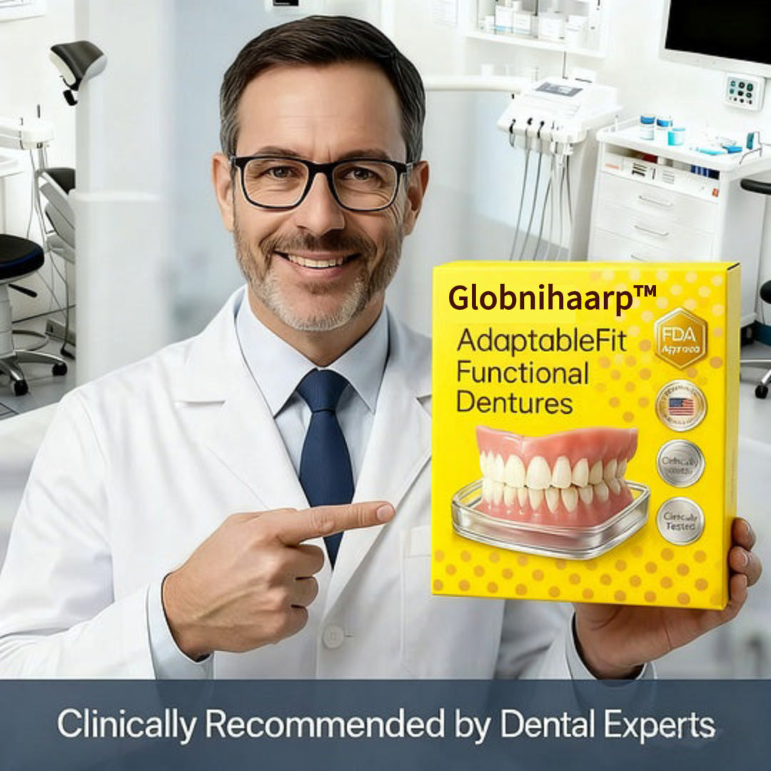 🌎Ends Today: 70% OFF! ⏰Globnihaarp™ Medical Full Denture with Strong Suctiond