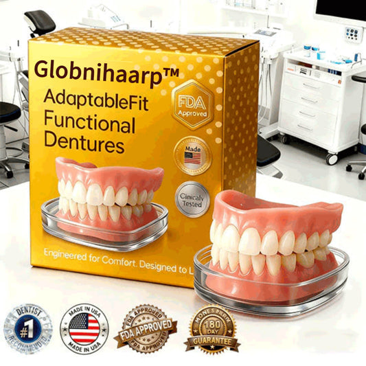 🌎Ends Today: 70% OFF! ⏰Globnihaarp™ Medical Full Denture with Strong Suctiond